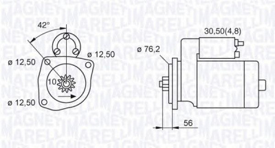 MAGNETI MARELLI 063521230120 -  Стартер